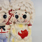1976 Raggedy Ann and Andy Ceramic Planter 6" Bobbs Merrill Japan 4185 Vintage