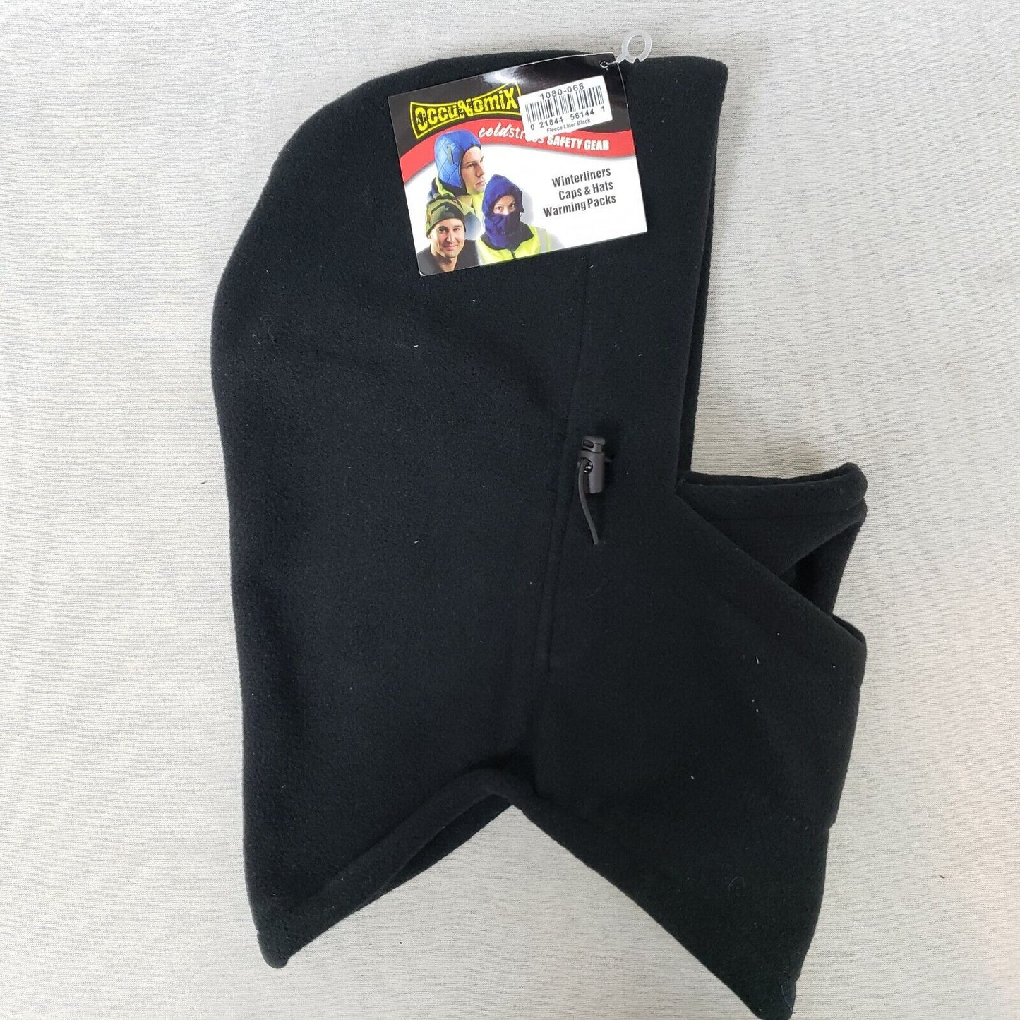 ColdStress Fleece Long Balaclava Head Winter Liner Ski Snow Mask Black Occunomix