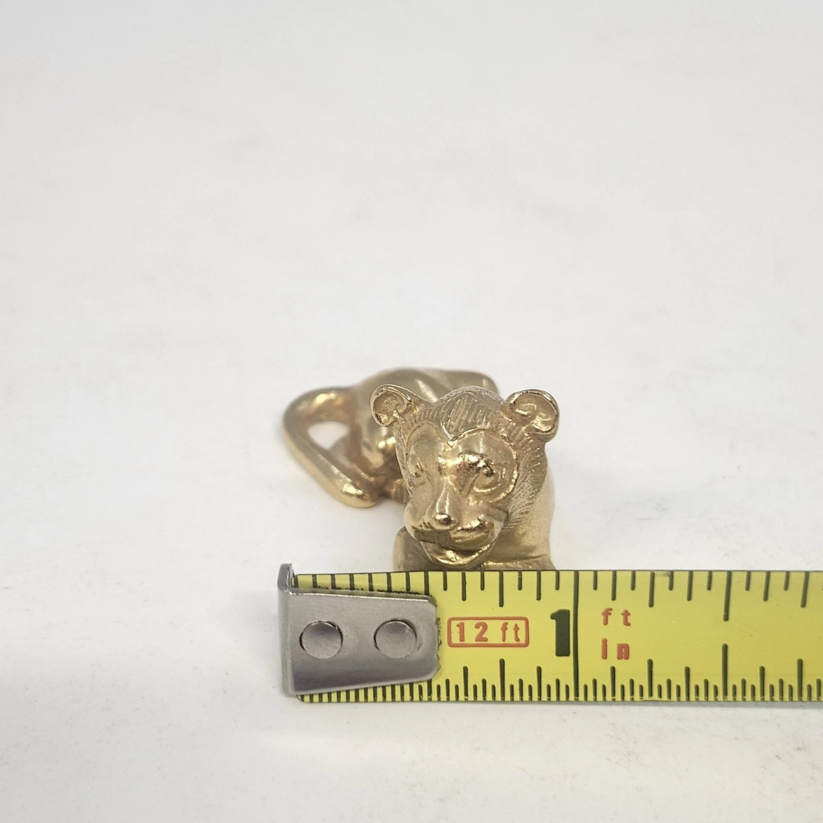 MMA Metropolitan Museum King Tut Lion Gold Tone Animal Figurine 1976 Vintage