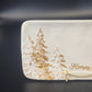 Burton Heaven & Nature Sing Christmas Platter Carla Grogan 13.5" Ceramic Vtg