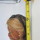 Spanish Catalonia Souvenir Doll Traditional Mantilla Lace Senyera Sash 13" Vtg