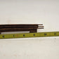 11 Model Train Curve Track Sections O Gauge 31" Diameter Brown Ties Rusty