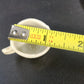 Miniature Tea Set Hand Made White Studio Porcelain Cups Saucers 2" 10pc Vintage
