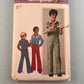 Simplicity 7780 Vintage Sewing Pattern 1976 Boys Size 10 Vest Shirt and Jeans