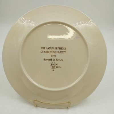 Lenox Christmas Plate 1997 Santa's List Annual Holiday Collector Mint In Box 7th