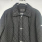 Calvin Klein Women's Quilted Jacket PXL Black Diamond Snap Front Faux Fur Lining
