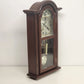 Waltham Tempus Fugit 31 Day Wall Clock Key Wind Pendulum Chime Wood 27.5" Vtg