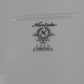 Noritake Cumberland Oval Serving Platter 11" White Flower Platinum Vintage Japan