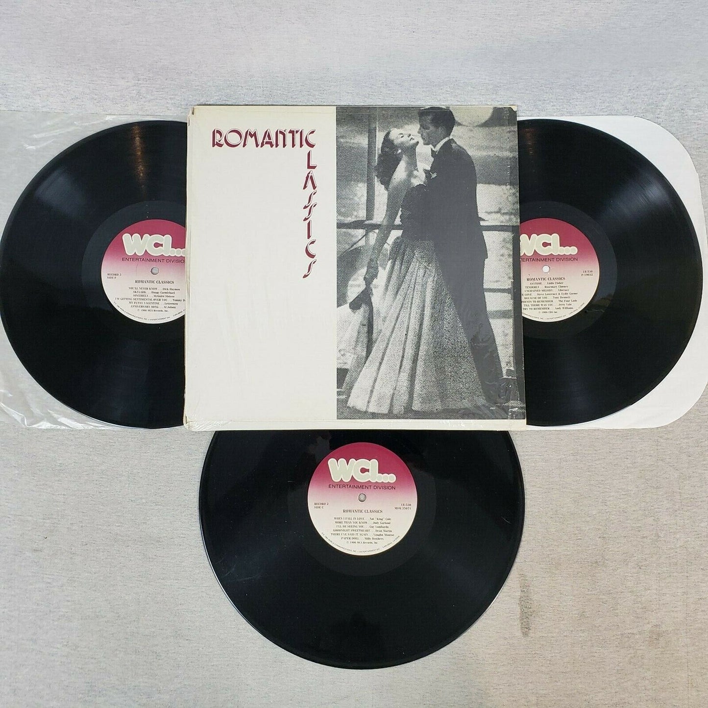 Romantic Classics 3 LP Vinyl Record Set 1986 MSM 35071 Tested