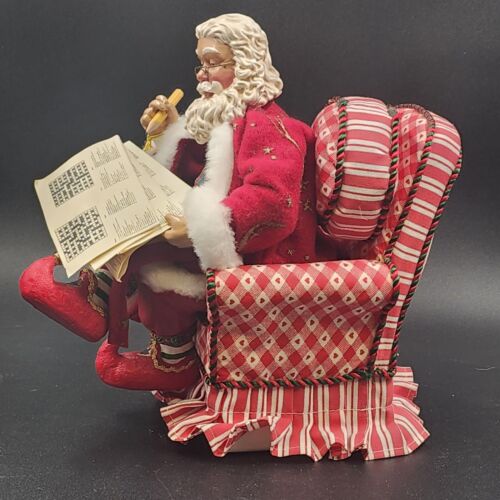 Possible Dream Santa Titled 25 ACROSS Crossword Puzzles w Teddy Bear Clothtique