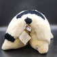 Pillow Pets Cow Plush Stuffed Animal Black White Spotted 18" Polyester China