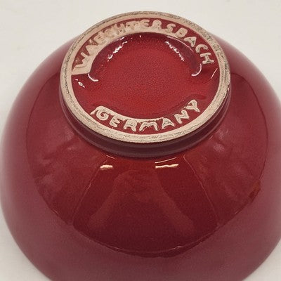 Waechtersbach Fun Factory Red Cherry Cereal Bowl 6" Germany 8926803 Minor Chip