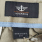 Dockers Straight Fit Flat Front Khaki Pants Tan No Cuff Cotton Men's Size 36x34