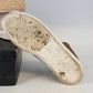 Kiss & Tell Lenci-02 Hi Top Sneakers Women's 8 Beige Suede Sherpa Lace Up