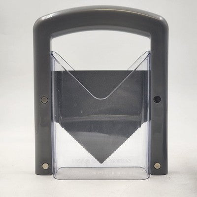 9.25" Bagel Guillotine Universal Slicer Silver Kitchen Bread Cutter Chopper Tool
