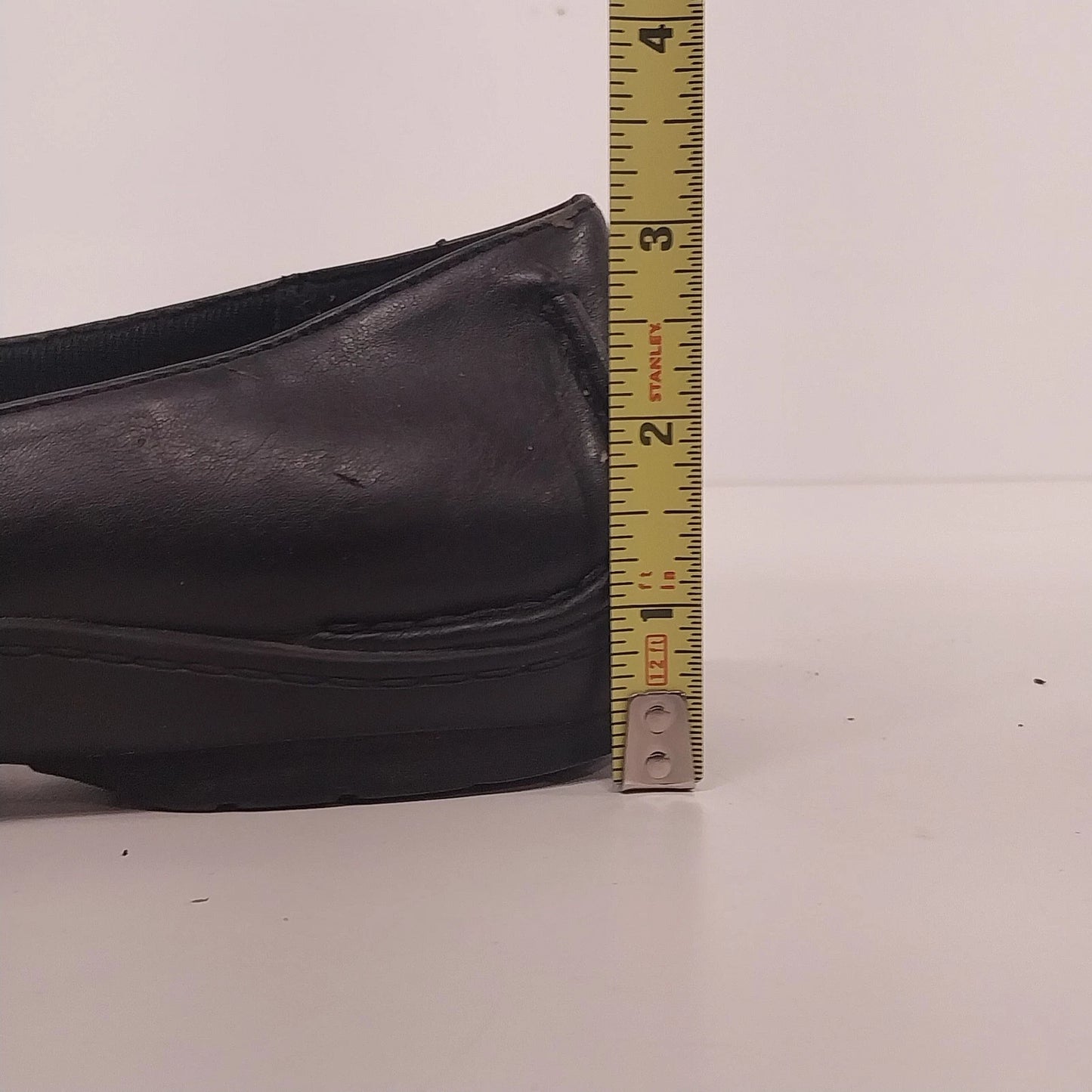 LifeStride Duke Black Wide Slip On Loafers Womens 8W Comfort