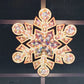 Winter Wonder Lane 19" Holographic Snowflake Window Decor 100 Lights 20" NOS