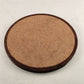 3 Round Wooden Hot Pad Trivets Cork Top 7" 8.5" and 10" Diameter Finger Grips