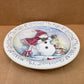 8" Snowman Plate Holiday China Dinnerware The Magic of Christmas Hand Wash