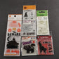 6 Pks Halloween Clear Cling Stamps Unmounted And Unopened NOS Packaging