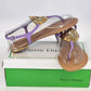 Pierre Dumas Lavender T Strap Sandals Womens Size 8.5