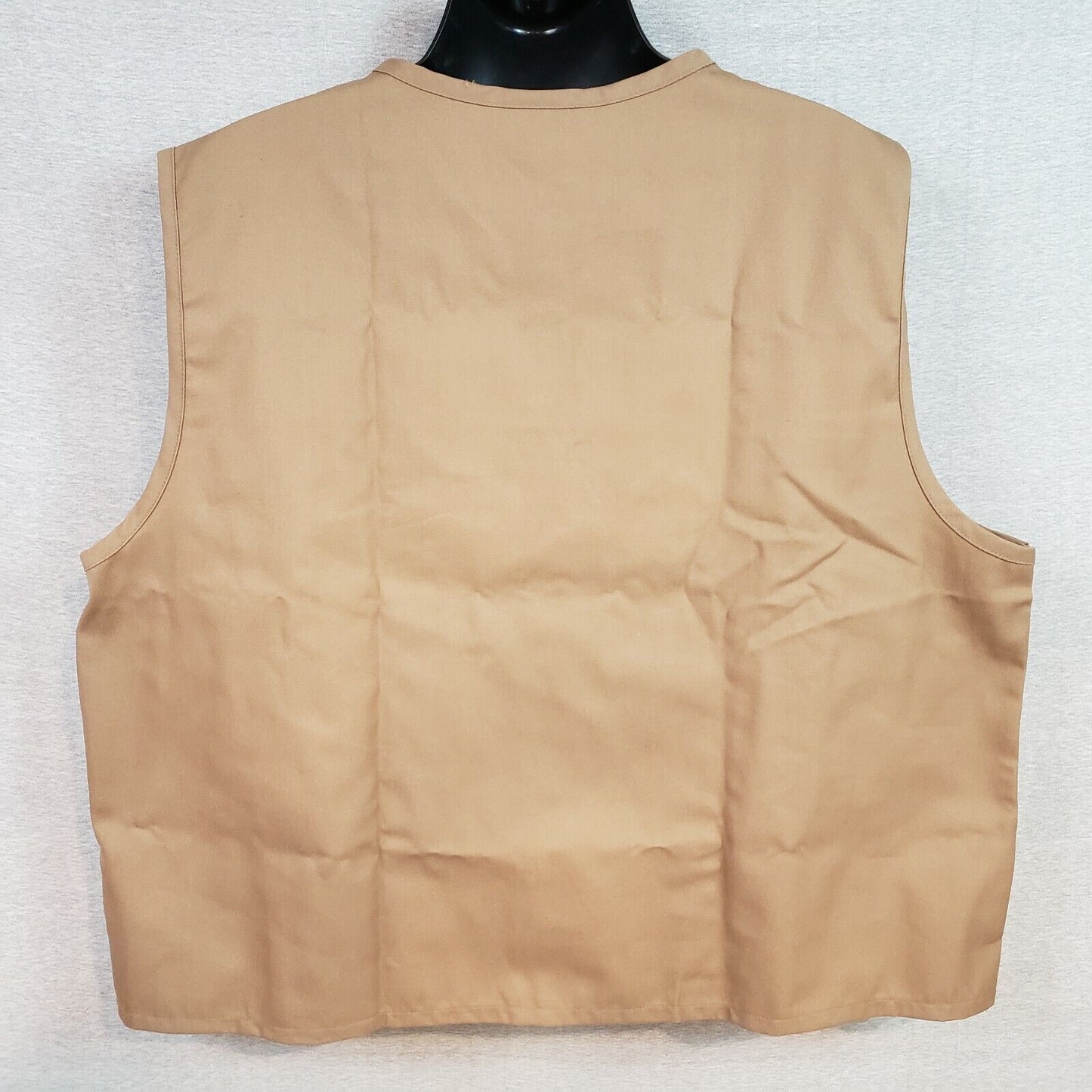 Khaki 3XL Unisex Vest V40 by Fame Fabrics 28676 Chest Pocket with Pencil Slot