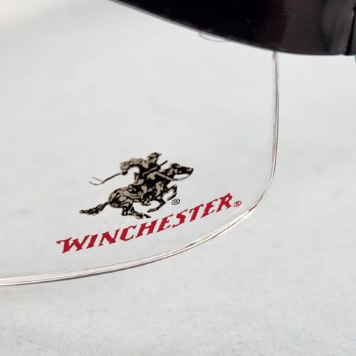 Crews Winchester 110 Safety Glasses Black Frames Clear Scratch Resistant Lens