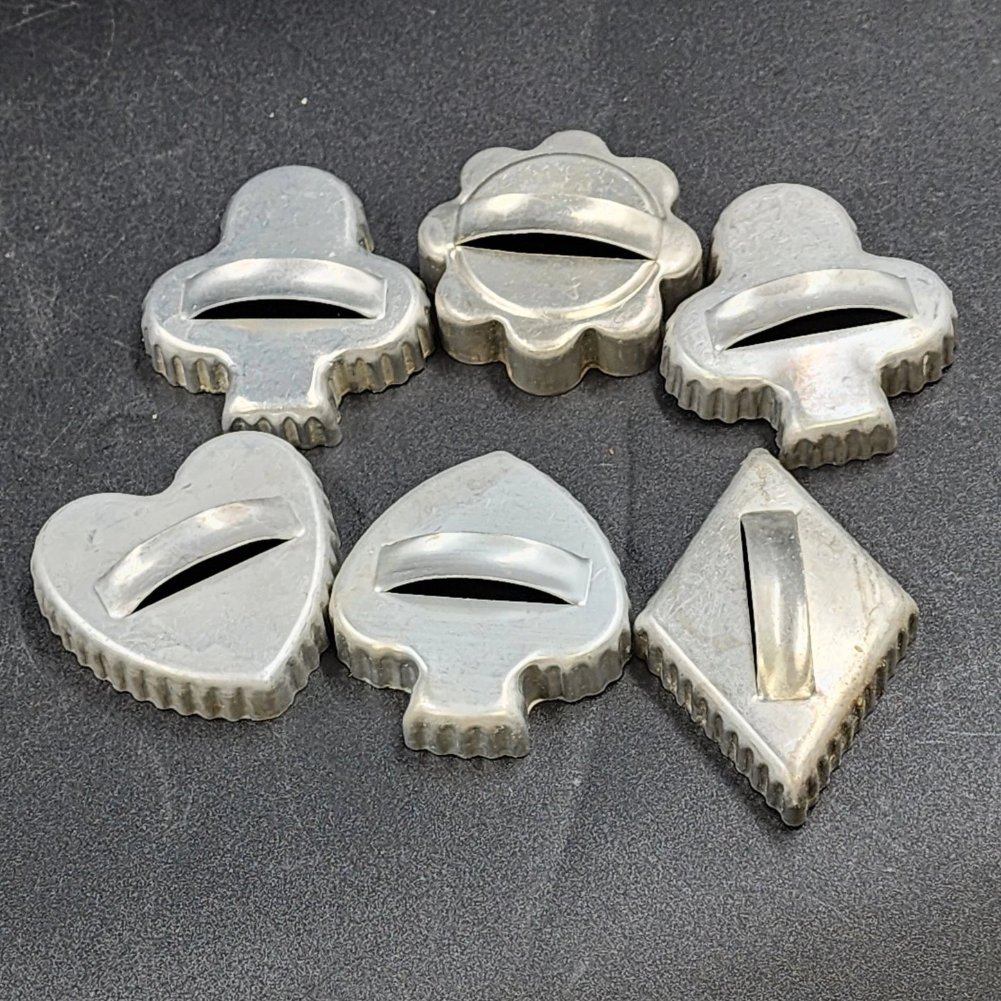 16 Metal Christmas Cookie Cutters Assorted Angel Star Tree Bell Reindeer etc.