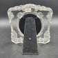 Mikasa Princess Picture Frame Lead Crystal Frosted Oval SA751/829 Germany 10”