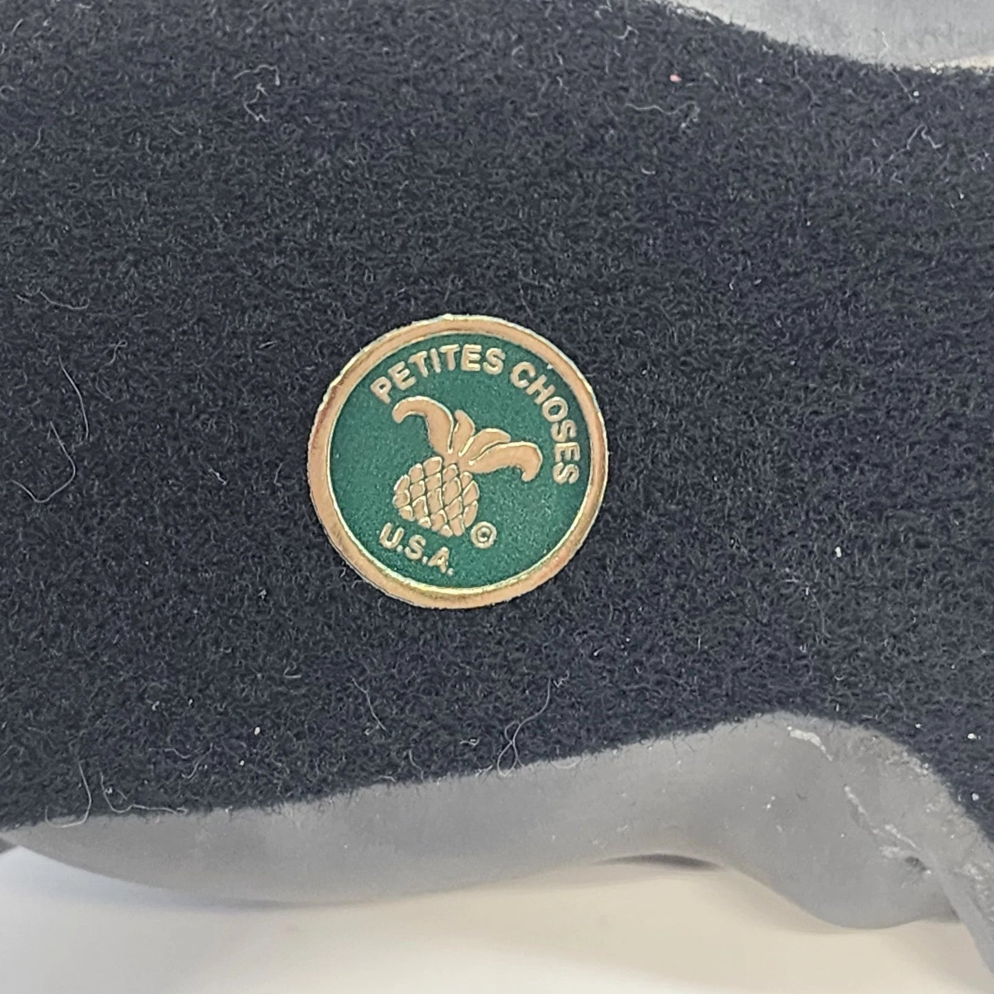 Pewter Sleeping Pig Oil Lamp Base Petites Choses Morton’s Steakhouse 7" USA Vtg