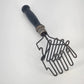 Double Wire Potato Masher Black Wood Handle Spring Action Twisted Wire Vintage