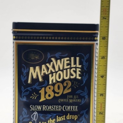 Maxwell House Coffee Tin 100 Year Anniversary 1892-1992 Vintage Collectible Can