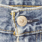 Levi’s 505 Men Jeans 32x30 Light Wash Distressed Blue Denim Classic Straight Leg