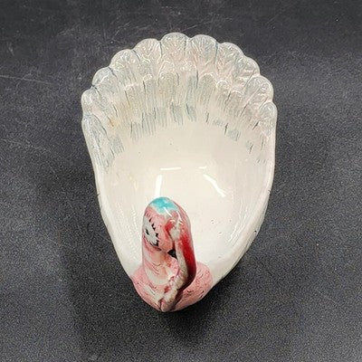 Bitossi Italy Turkey Bowl Candy Dish Hand Painted Porcelain 95/259 Vintage 90's