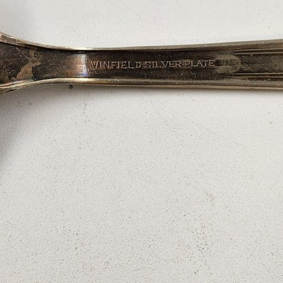 Winfield Fairfield Silver Plated Pie Cake Server 10"x2" Vintage