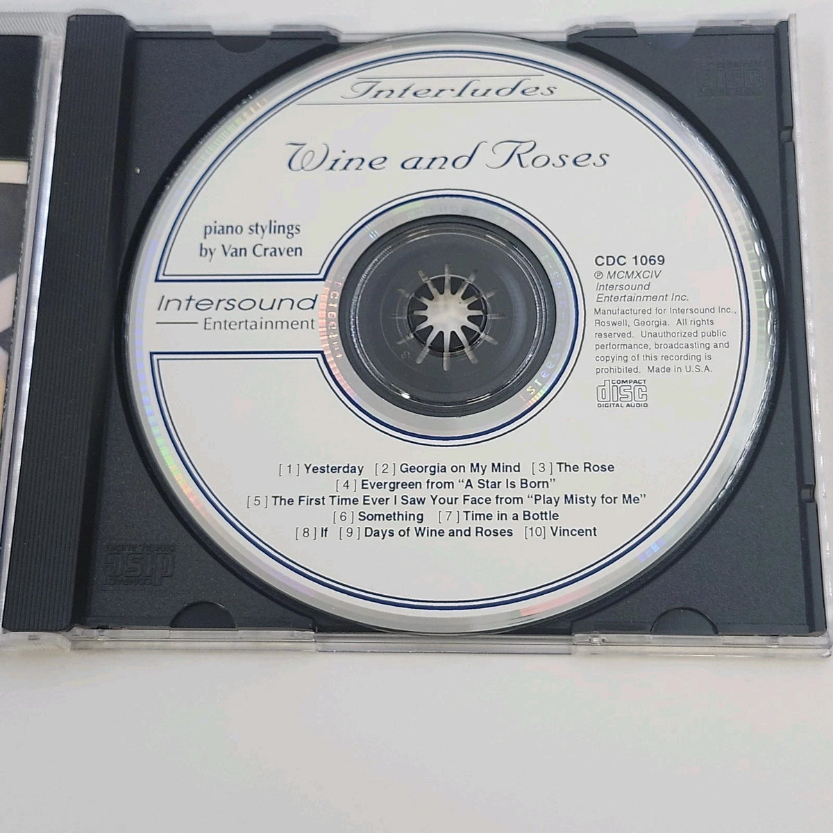 Van Craven Interludes Piano Stylings 4 CD Box Set Love Story Broadway Ballad Vtg