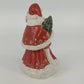 Santa Christmas Ceramic Figurine Tree Teddy Bear Candy Cane Holiday Decor 5.75"