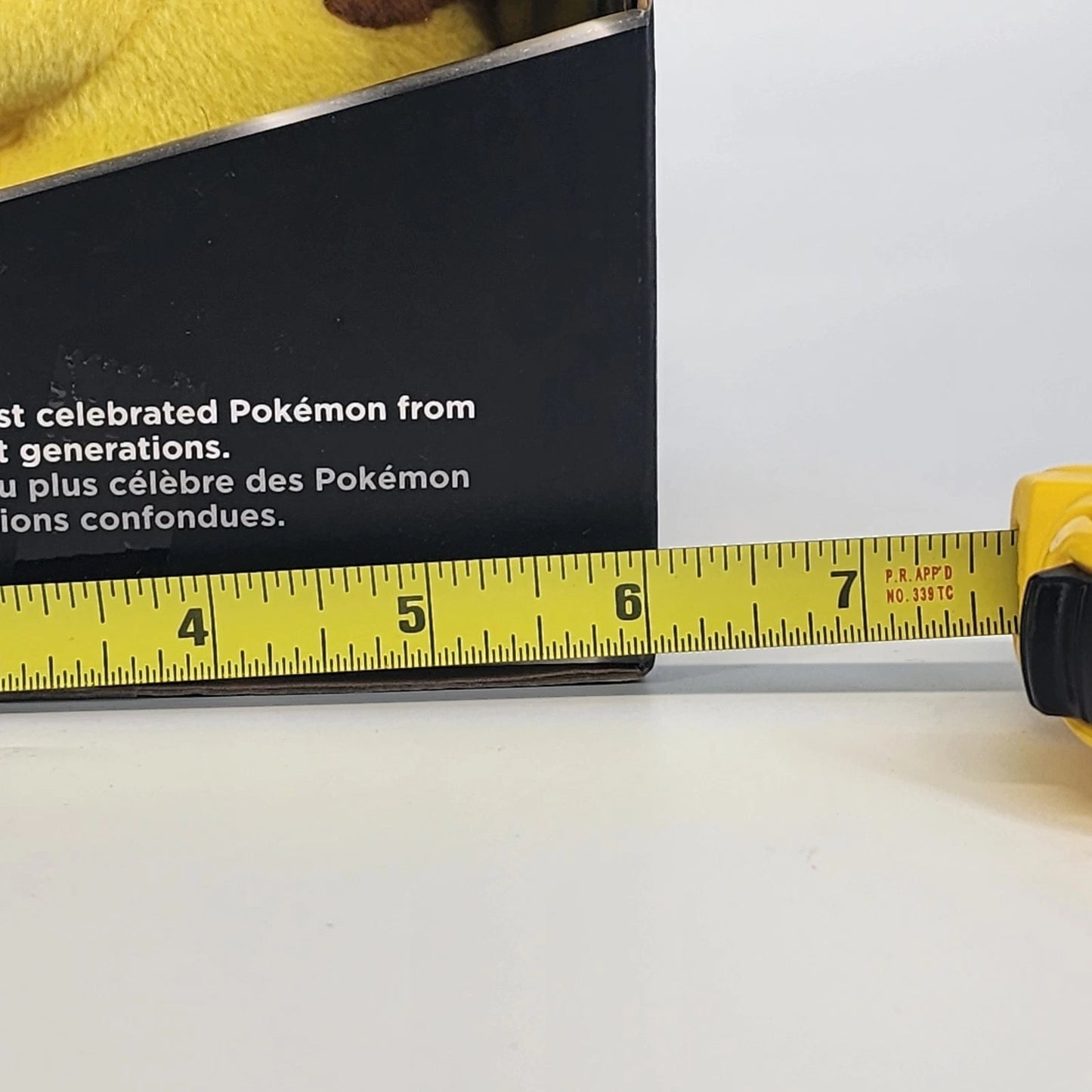 Tomy Pokemon Pikachu 9 Inch Plush Trainer's Choice Series 3 Toy