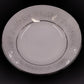 Noritake Cumberland Dessert Bowl 5.5" White Flowers Platinum Trim Vintage Japan