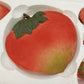 Wong's Polyresin Miniature Tea Set Strawberry Teacups & Teapot Collectible 5"