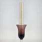 5 Lenox Color Gems Crystal Candlesticks Multi-Color Long Stem w Candles NIB NOS