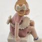 Rare Lenox Girl Twin Figurine – Vintage 4" Sitting Girl in Pink Dress with White Bows