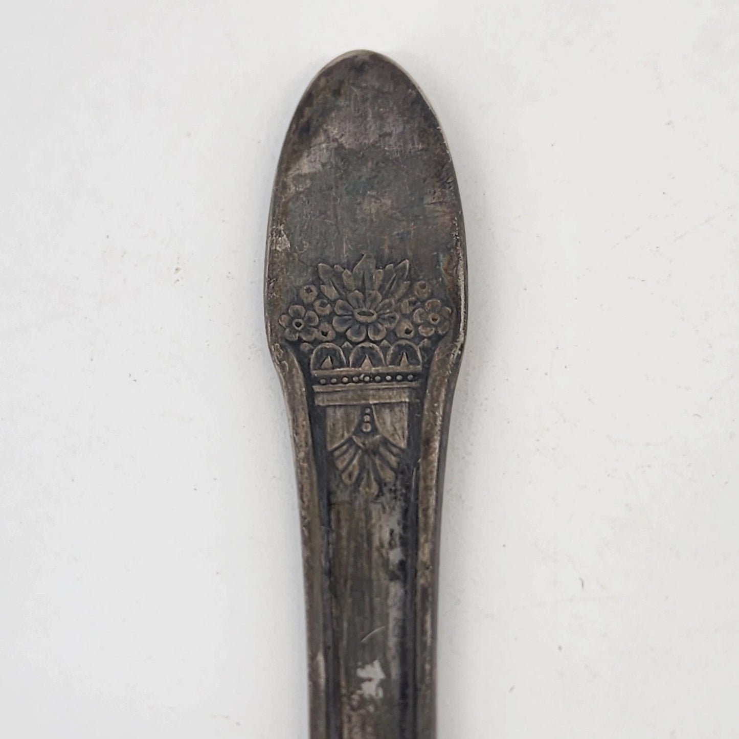 1847 Roger Bros First Love International Silverplate Cold Meat Serving Fork 1937