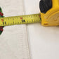 Set of 11 White Damask Placemats 18"x13" Holly Poinsettia Christmas Design
