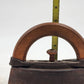 Mrs Potts Sad Iron Set Detachable Wood Handle Cast Iron Flat Iron No 2 Antique