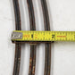 12 Model Train Curve Track Sections O-27 Gauge 27" Diameter Silver Ties Rusty