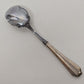 Hand Forged Sterling Handle Sugar Shell Spoon 2080 Silver Vintage 7"