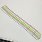 Striped Neckerchif Multicolor 32x4.5 Pink White Purple Yellow Green