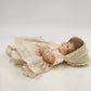 Effanbee My Fair Baby Doll 13" Original Clothes Sleepy Eyes Baby w Bracelet Vtg