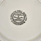 Autumn Leaf Cake Plate Server 9.5" Round Hall's Superior for Jewel Tea MCM Vtg